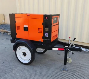 Mobile Trailer Silent 10KW 15KW 20KW 25KW 30KW 50KW 80KW 100KW 150KW 200KW 25KVA 50KAV 100KVA 150KVA Diesel Generators
