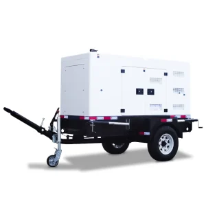 Mobile Trailer Type 30kw 30kva 80kva 100kva 200kva Perkins 3 Phase Trailer Generator 30 Kva 30 kW Diesel Generator Set