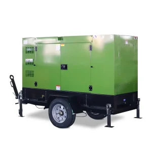 Mobile Trailer Type Diesel Generator 20kw 30kw 40kw 50kw 60kw 75kva 80kw 100kva 100kw Waterproof Diesel Genset With Wheels