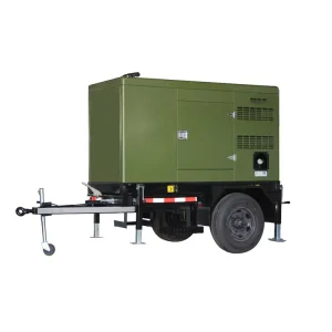 Mobile Trailer Type Generators 50kw 60kw 80kw 100kw With Electric Engines FAWDE Weichai Diesel Engine Generator