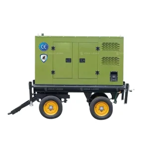 Mobile Trailer Type Silent Diesel Generator 30kW 200kW for Outdoor Use