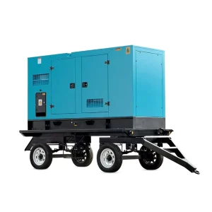 Mobile Trailer Type Silent Diesel Generator 60kva 48kw With Good Engine and Long Warranty