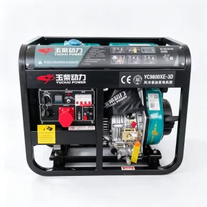 Mobile Wheel 10kw Silent Air Cooled Diesel Generator for House Blackout Backup Power Generation Machine