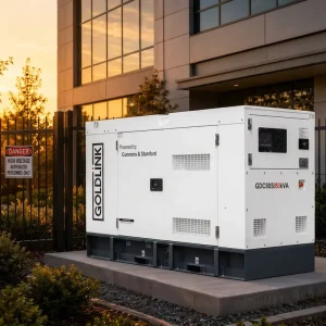 Modern 80KVA 64KW Silent Diesel Generator Water Cooling System for Commercial Use