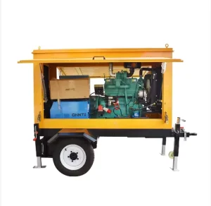Movable 50kw 62.5kva Silent Trailer Mounted 3-Phase Diesel Generator Set 1800 RPM High Efficiency WaterCooled 380V 220V 50/60Hz