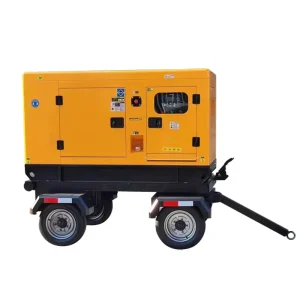 Movable Power Silent Mobile Diesel Generator With Trailer