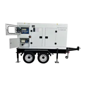 Movable Powered With Cum Mins Trailer Type 75Kva 100Kva 125Kva 200Kva Diesel Genset 60Kw 80Kw 100Kw 160Kw Silent Generator