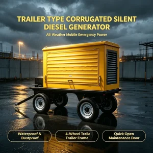 Multi Voltage Option Hospital Silent Diesel Generator Set 500kva Diesel Generator