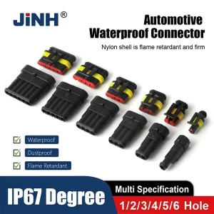 Multi pin Automotive Connector 1P 2P 3P 4P 56P Vehicle Wire Connector IP67 Waterproof Connector