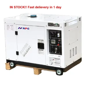 NPC Silent Type 6Kw 7Kw 8Kw 10Kw 12Kw 12Kva Electric Diesel Generators for Home Use Generator10kw Standby Generator