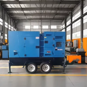 Need Mobile Backup 120KW 150KVA Towable Portable Silent Diesel Generator With Trailer Auto Start 3 Phase Customized Voltage