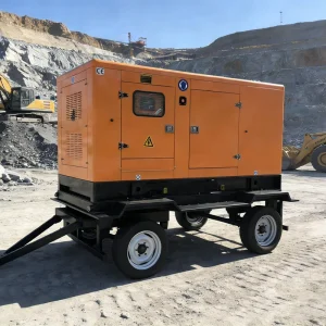 New Diesel Generator on Trailer 75 Kva Trailer Mounted Quiet 40 Kva 150kva Trailer Type