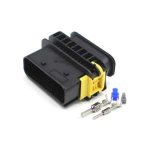 New Energy 16 Pin Waterproof Brass EV Connector Series 1.6/2.8mm Heavy Duty Adapter with Sealed Terminal 5A 12V