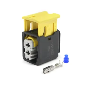 New Energy Series 2 Pin Brass IP67 Rated Waterproof Electric Car Connector 2.8mm Heavy Duty Sealed Plug Terminal