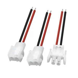 New Energy Vehicle Motorcycle Onboard Power Cable 6.3mm 2Pin 63080 Male Female Butt Joint PVC Tinned Copper Terminal Wire