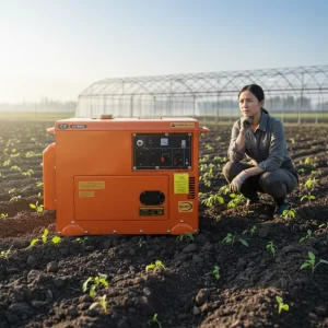 New Set CE Certified Silent Diesel Generator 3-12kW ATS Remote Commercial Factory Home Power Application