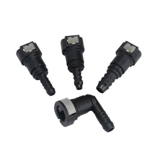 New Universal Fuel Line Coupling Quick Connector Set High Quality Motor Spare Auto Parts Nylon Fuel Liquid Quick Connector