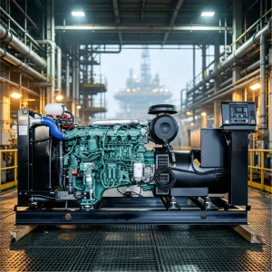 OEM Diesel Generator Set ATS 3 Phase 50Hz with Automatic Transfer Switch for Factory Construction and Emergency Backup Power