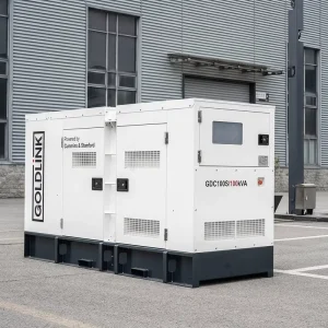 OEM Factory 100KVA/80KW Silent Power Diesel Generator with ATS Option Brushless Alternator