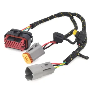 OEM ODM Automotive ECU Wiring Harness Kit 770680-1 23 Pin to DT04-6P DT06-6S Connector Car Auto Cable Assembly