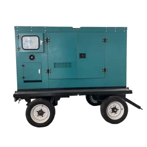 OEM Silent Soundproof 200kva 250kva Mobile Trailer Type Diesel Generator