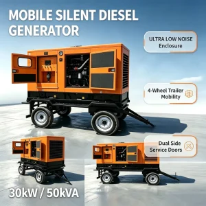 Offshore Platform 3 Phase Generator 60 Kva Diesel Generator Silent Diesel Generators Single 20kw 35kva Diesel Generator