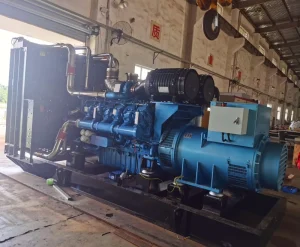 Open Enclosure 1000KW Diesel Generator Set 3 Phase 1250KVA Permanent Magnet Generators