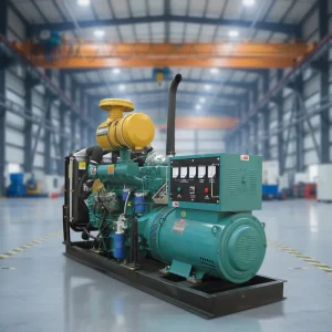 Open Frame 100 Kw Diesel Generator Set ATS Option 3 Phase 4 Wire Silent Type Low Noise Machine 50 60hz Frequency 1500rpm