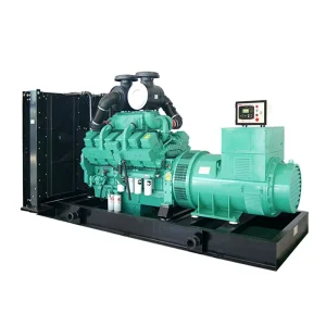 Open Frame 1000KW Diesel Generator Set Open Type Industrial Backup 1500Kw Stationary Generator Set With ATS Options