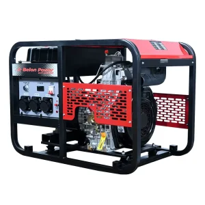 Open Frame 10KVA 8.5kw Single Cylinder Diesel Generator Recoil Electric Genset ATS Options 50 60Hz Frequency 220V Single Three