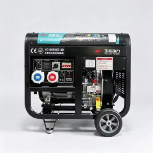 Open Frame 10kw Generator Diesel Silent Wheeled Mobile Power Station for Home Villa Farm Temporary Supply
