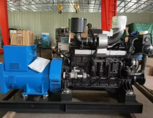 Open Frame 180kw Marine Diesel Generator Set for Boats 1500rpm 50Hz Low Noise Boat Genset
