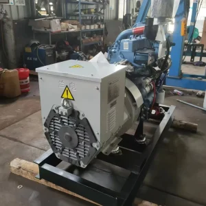 Open Frame 30kw Marine Diesel Generator Set Low Noise 50Hz For Boat Use At 1500rpm