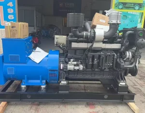 Open Frame 50Hz Diesel Marine Generator Set 227kw Inboard Boat Genset 1500rpm for Various Marine Use
