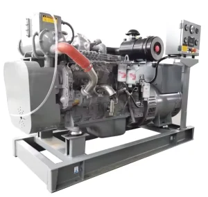 Open Frame 75KW Alternator Powered Marine Generator ATS 50Hz Frequency 400V DC Output 230V/12V Rated Power 3KW Voltage