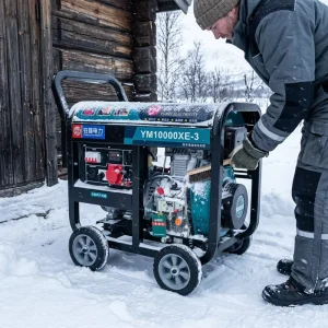 Open Frame 9KW Super Silent Diesel Generator Air Cooled Energy Saving 3000rpm 50 60Hz Single Phase 12V DC Electric Start