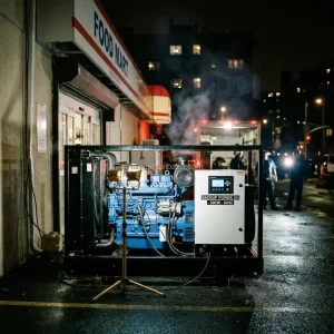 Open Frame ATS Diesel Generator Super Silent Soundproof