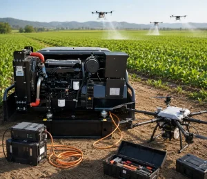Open Frame Diesel Generator 20kW 30kW 40kW 50kW Drone Ground Power Station for Agricultural UAV Charging