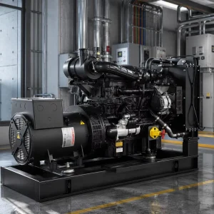 Open Frame Diesel Generator 25kW 31kVA 4 Cylinder Three Phase 50Hz 60Hz ATS for Small Shop Backup Power Supply