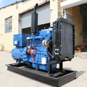 Open Frame Diesel Generator Set 12KW Industrial Backup Power for Construction
