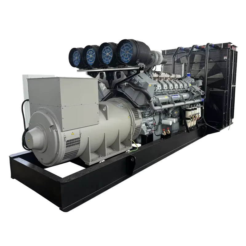 Open Frame Diesel Generator Set 1360kW 1700KVA Mining Heavy Duty Diesel Power Generator Auto Start ATS Remote Start