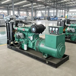 Open Frame Diesel Generator Set Adopting High Strength Steel Frame For Heavy Load Industrial Power Output