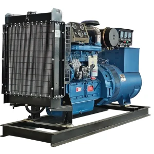 Open Frame Diesel Generator Set With Heavy Duty Base Chassis For Outdoor Mobile Industrial Power Task