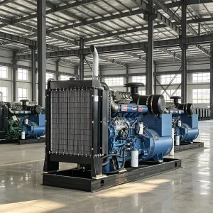 Open Frame Diesel Generator Set With Optimized Exhaust Structure For Industrial Site Emission Standards