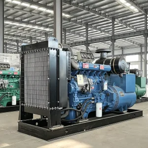 Open Frame Diesel Generator Set With Visible Instrument Panel For Real Time Industrial Running Condition Check