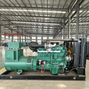Open Frame Diesel Generator Set with Synchronous Alternator for Heavy Industry Production Facilities