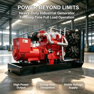 Open Frame Diesel Generators Brushless Alternator Factory Continuous Standby Power 500kva Diesel Generator