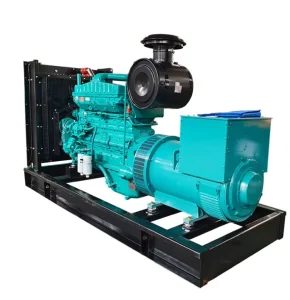 Open Frame Generator 380V/220V 1800 RPM 125KVA-625kva Engine Diesel Silent Type Remote Control