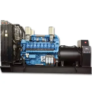 Open Frame Type 20M33 Engine 1800kW 2250kVA Diesel Generator Set Mobile Trailer ATS for Telecom Base Station