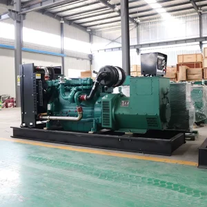 Open Frame Type Water-Cooled Diesel Generator Set 50Hz 3 Phase 4 Wire 220/380V Low Noise ATS Industrial Use